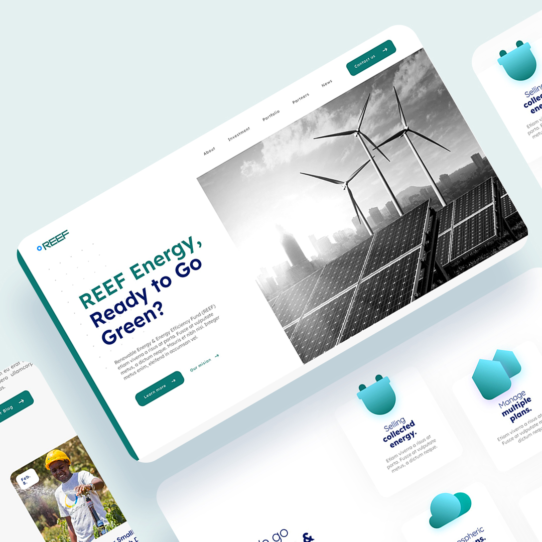 REEF – Design d’Interface – Energies renouvelables