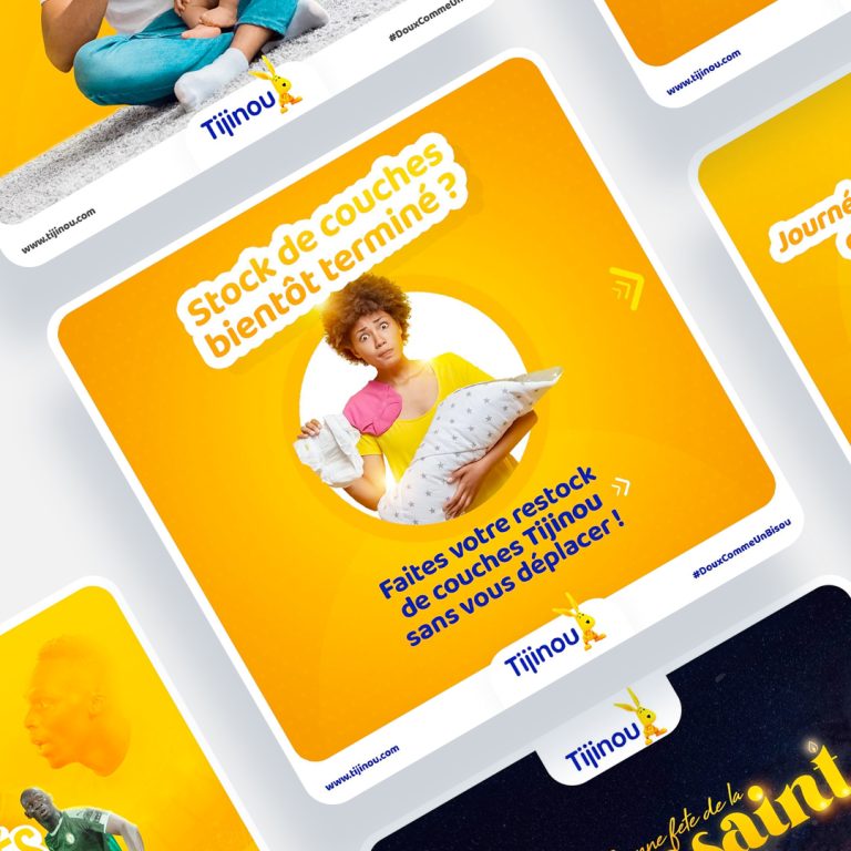 Campagne Social Media – Couches Tijinou Baby